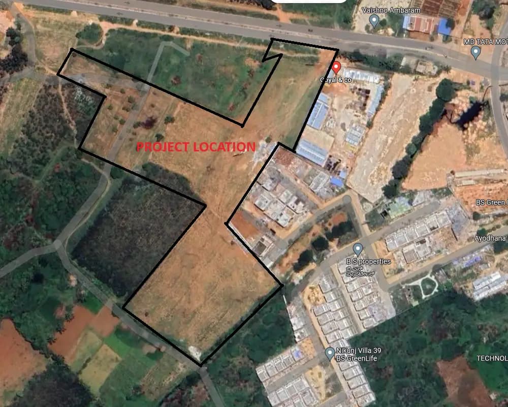 Orchid Life: Location and Demarcation.png (filed with Karnataka RERA)
