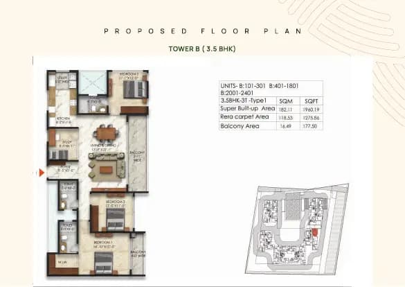 East Park Residences: Brochure, page 5 (filed with Karnataka RERA)