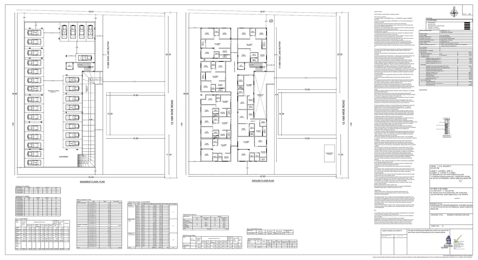 TNM Lakeview: Existing Layout Plan (filed with Karnataka RERA)