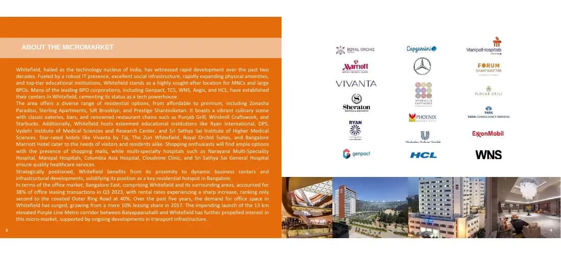 Prestige Tech Forest: Brochure, page 4 (filed with Karnataka RERA)