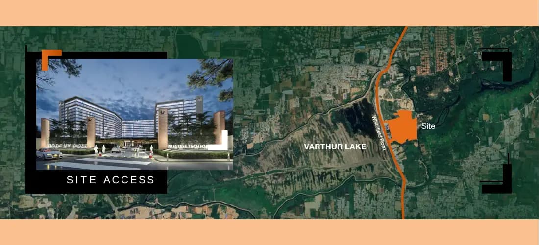 Prestige Tech Forest: Brochure, page 6 (filed with Karnataka RERA)
