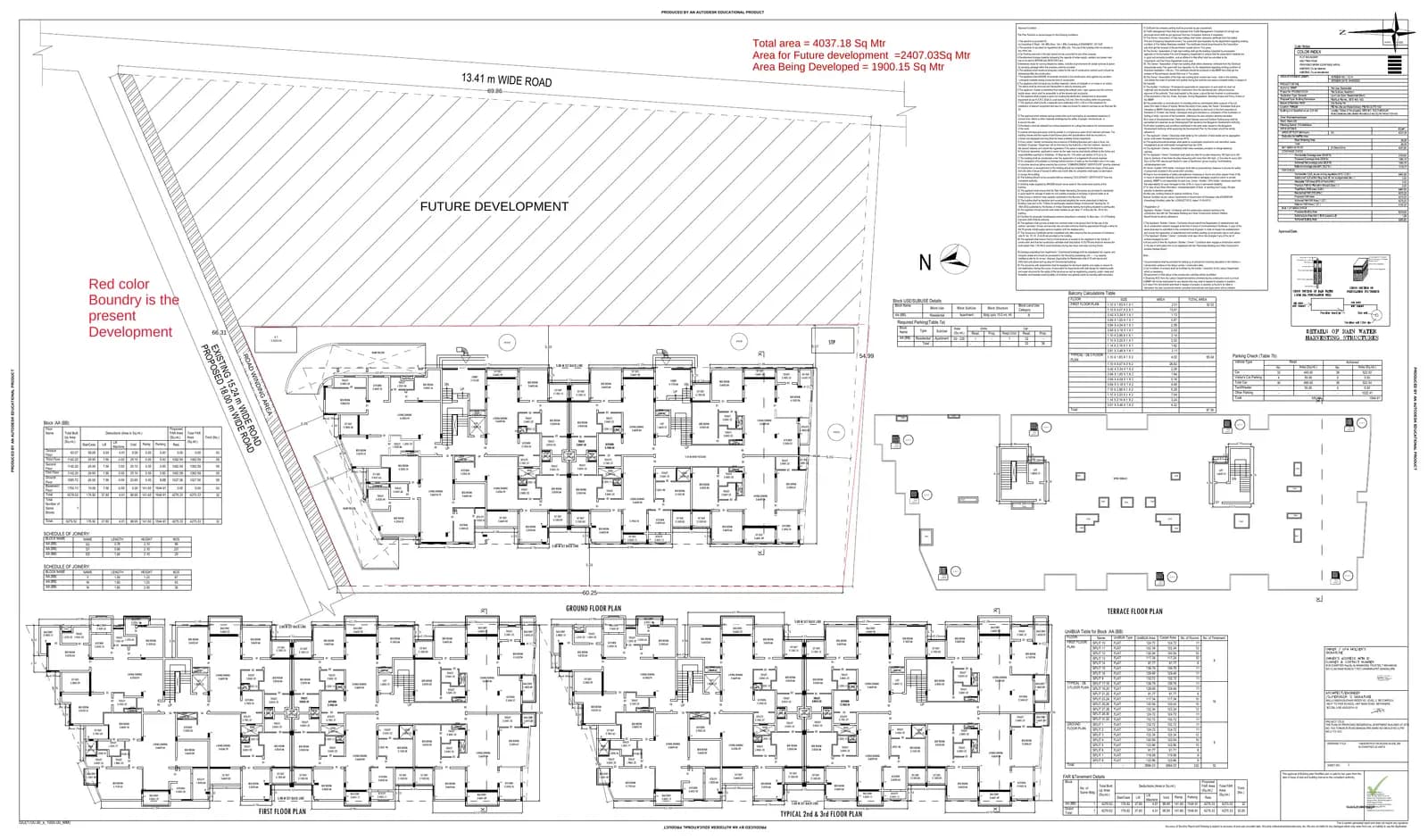Rubby Castle 1: 23 Floor plan (filed with Karnataka RERA)