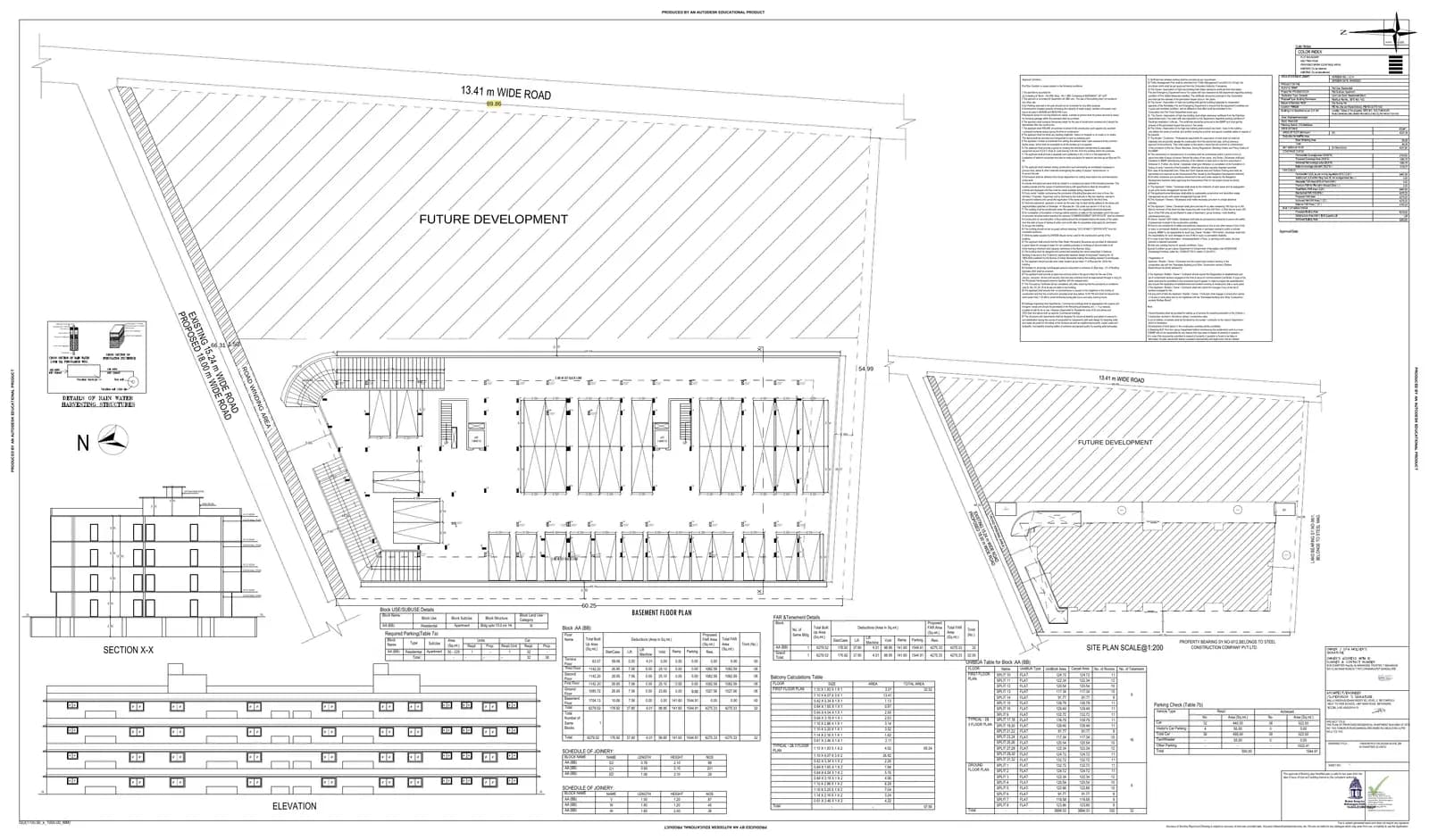 Rubby Castle 1: Existing Layout Plan (filed with Karnataka RERA)