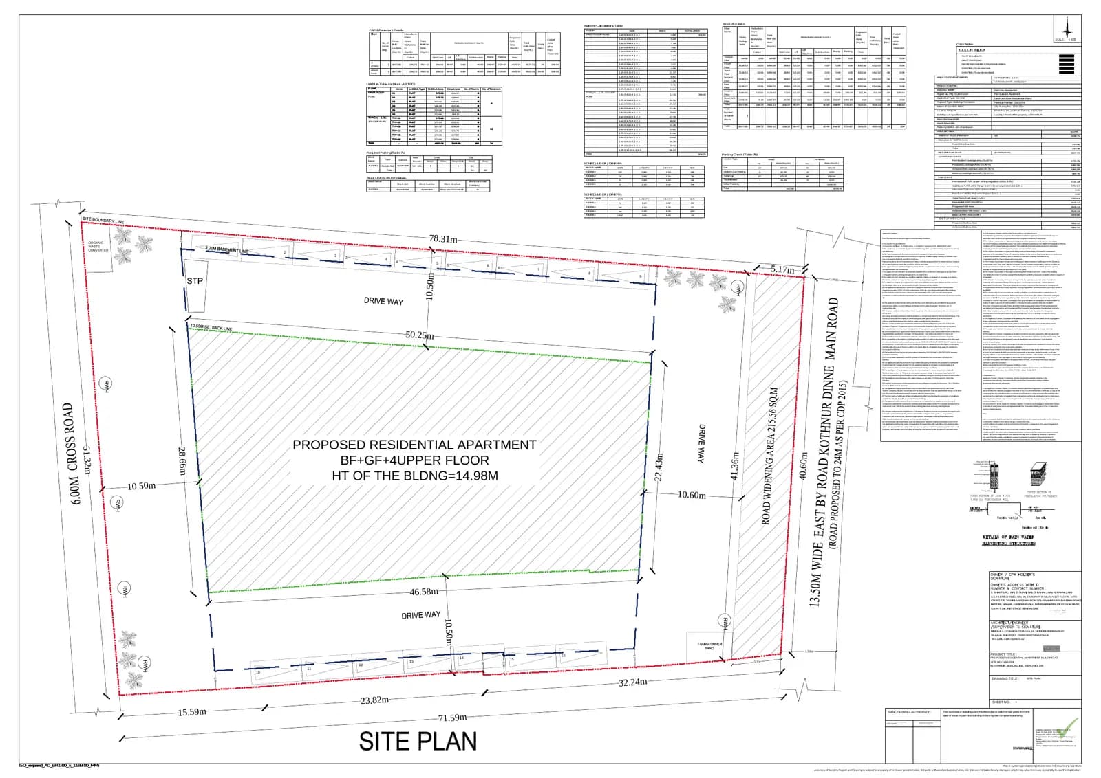 KK Luxura: Layout Plan (filed with Karnataka RERA)