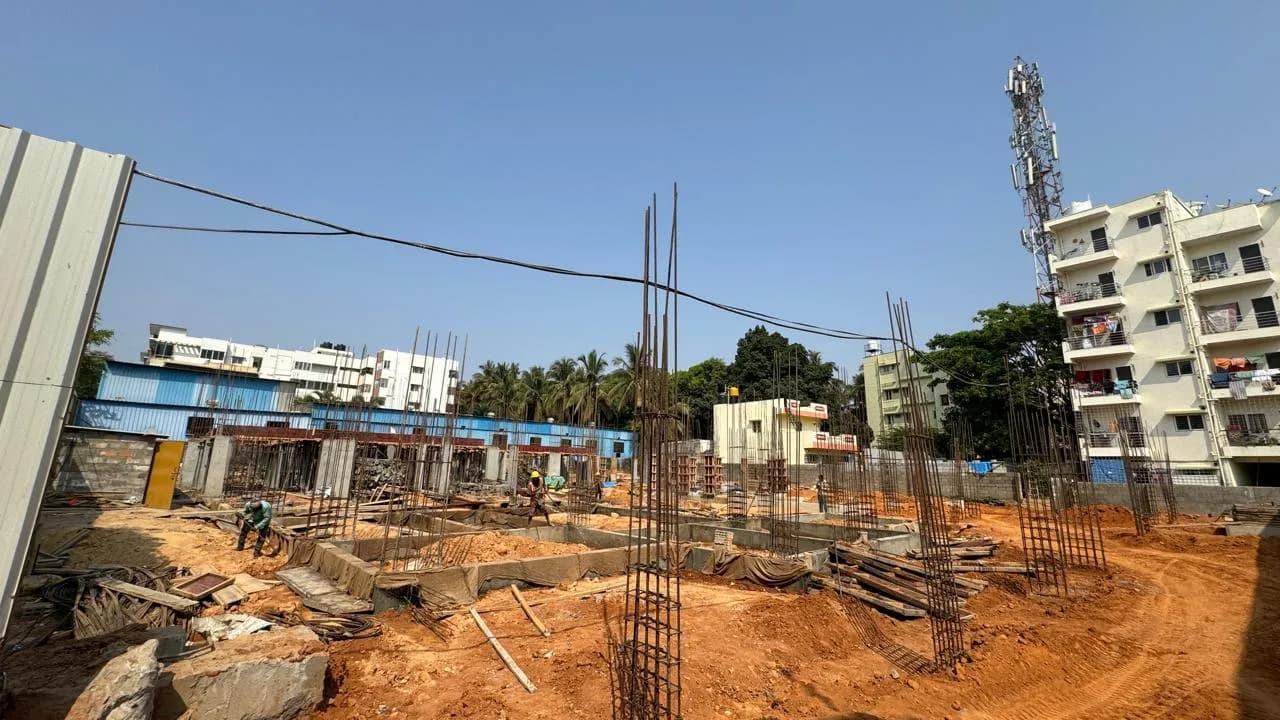 IRIS Courtyard: Site photo filed with Karnataka RERA