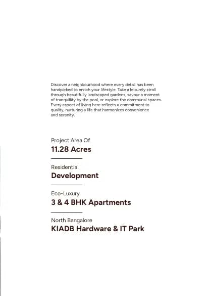 Assetz Sora & Saki Phase 3: 6 Sora & Saki E-Brochure (Phase 3), page 3 (filed with Karnataka RERA)
