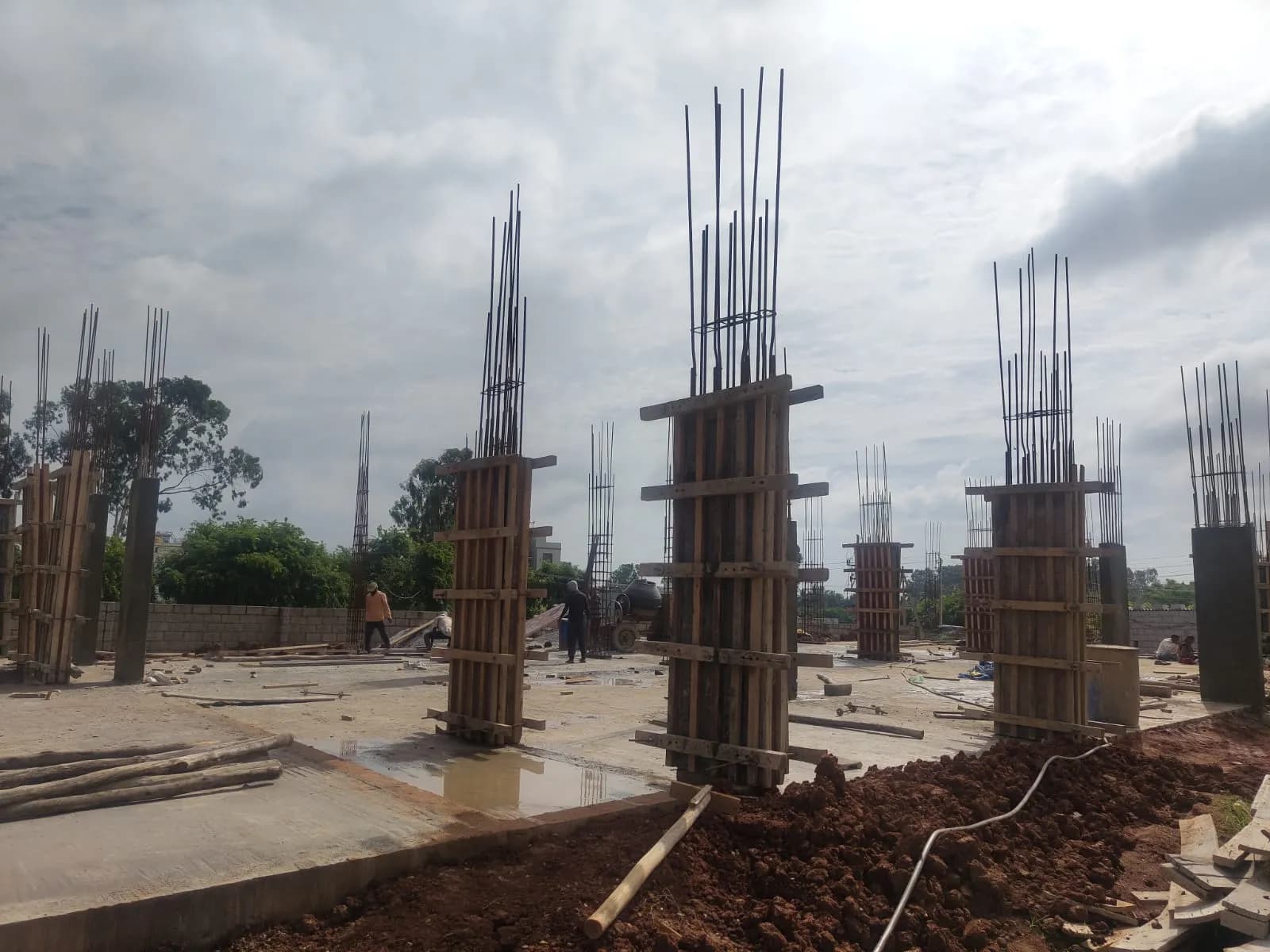 VSS Enclave: Site photo filed with Karnataka RERA
