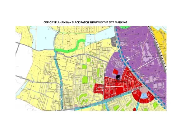 Aryan 1 Celeste: CDP Map Demarcation.pdf (filed with Karnataka RERA)