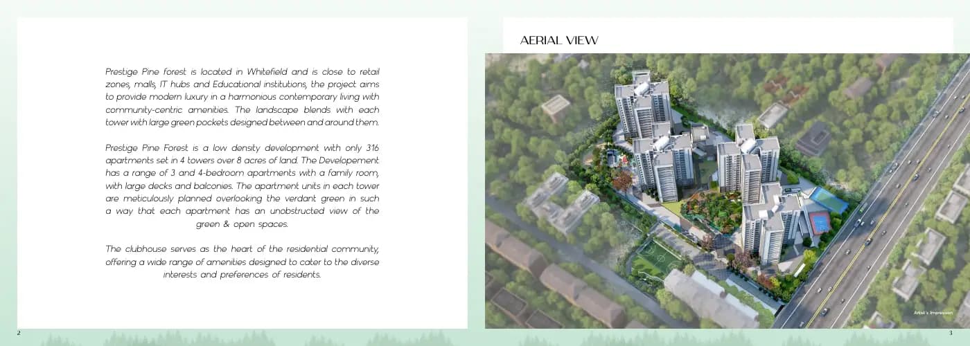 Prestige Pine Forest: Prestige Pine Forest RERA Brochure LR, page 2 (filed with Karnataka RERA)