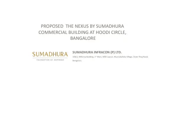 Sumadhura Thrive: Brochure, page 1 (filed with Karnataka RERA)