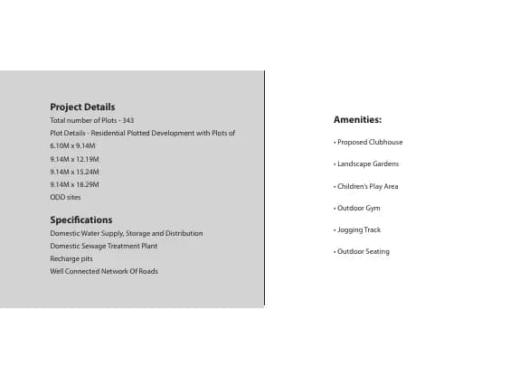 Sattva Bhumi: Brochure, page 3 (filed with Karnataka RERA)