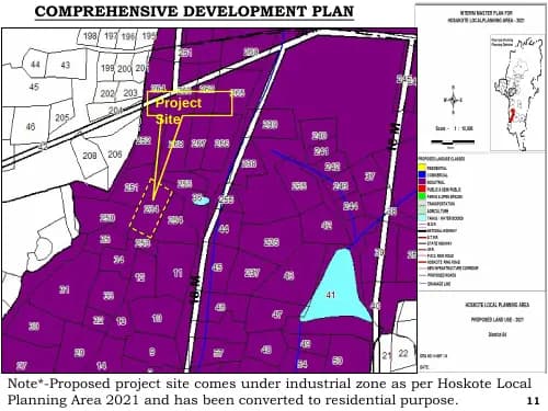 DS Max Sky Fields: 3 CDP Map Demarcation (filed with Karnataka RERA)