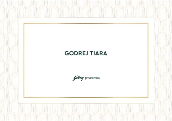 Godrej Tiara: Brochure, page 1 (filed with Karnataka RERA)