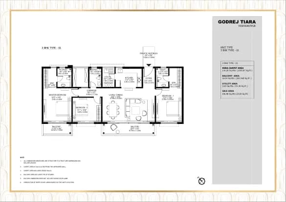Godrej Tiara: Brochure, page 6 (filed with Karnataka RERA)