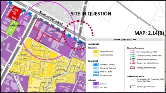 Godrej Tiara: CDP map Demarcation.pdf (filed with Karnataka RERA)