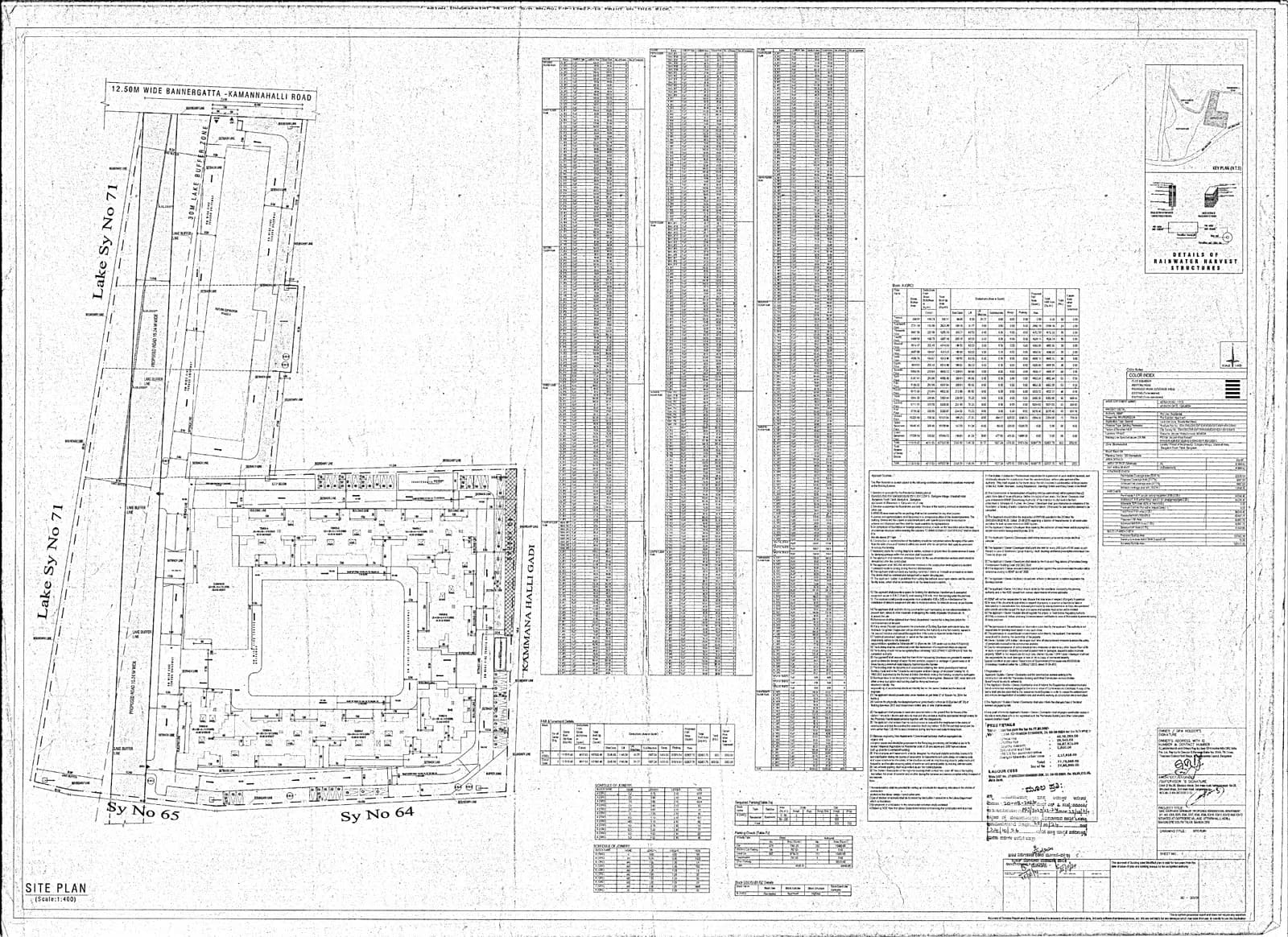 GRC Sapphire Spring: 11 Approved Building Plan - All Pages, page 1 (filed with Karnataka RERA)