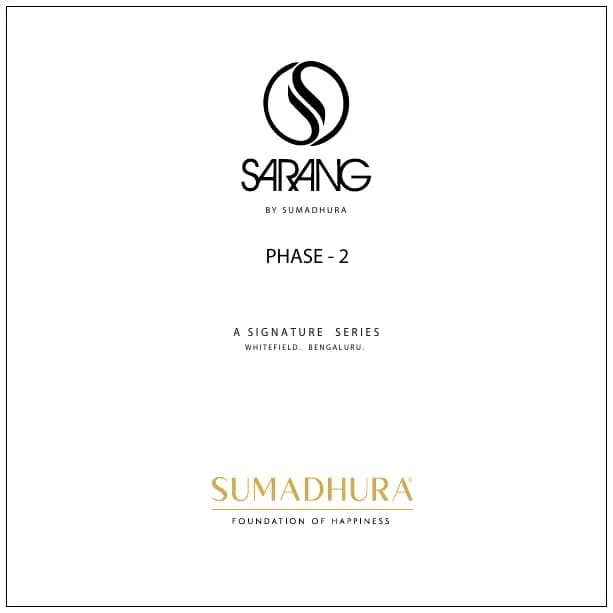 Sarang By Sumadhura: Brochure, page 1 (filed with Karnataka RERA)