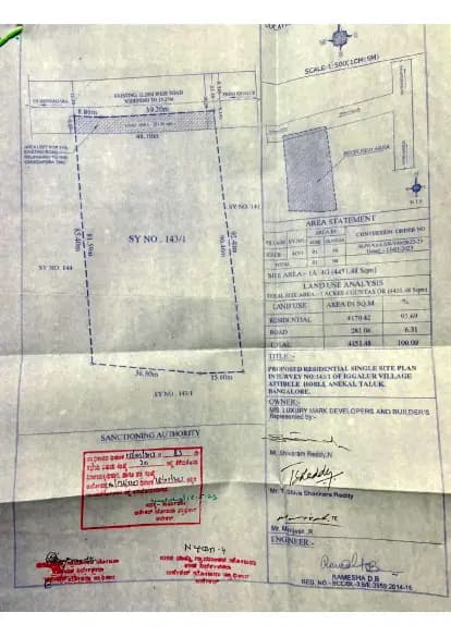 Luxury Mark Opera: Approved Building Plan (filed with Karnataka RERA)