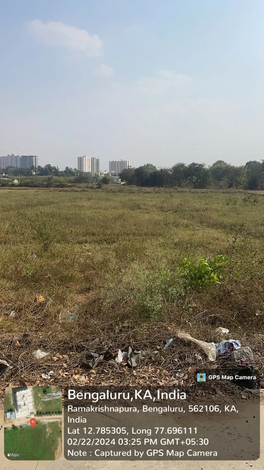 Luxury Mark Opera: Site photo filed with Karnataka RERA