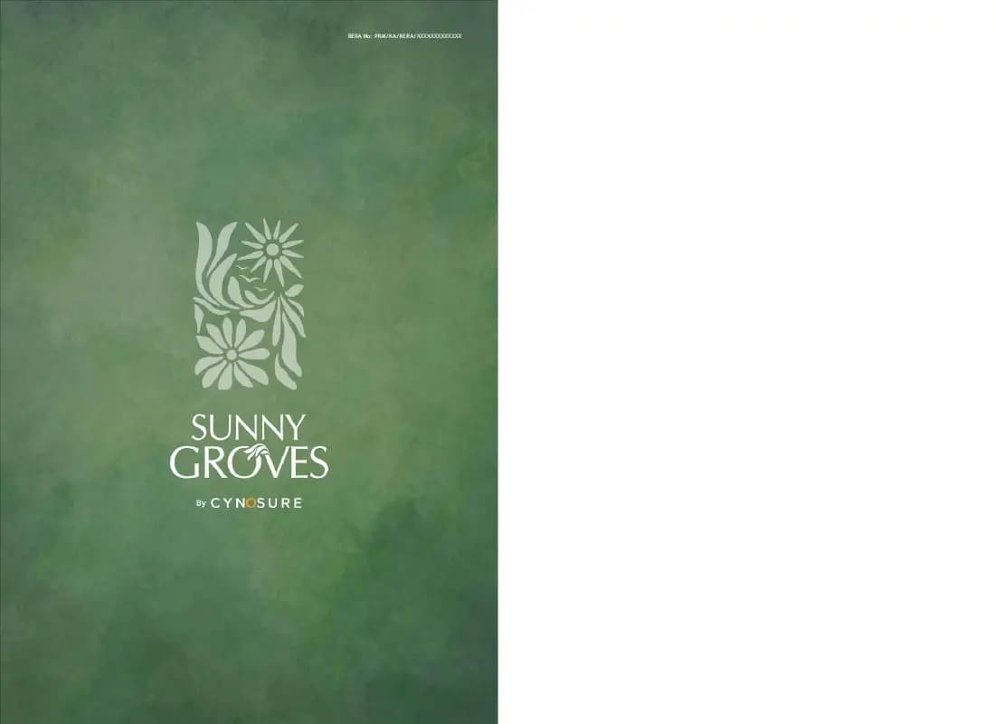 Cynosure Sunny Groves: Brochure, page 1 (filed with Karnataka RERA)