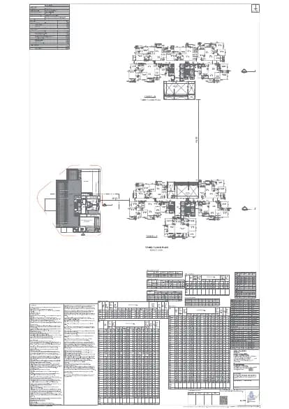 Vaishnavi At-One Krishna Brindavan: 15) Third floor plan (filed with Karnataka RERA)