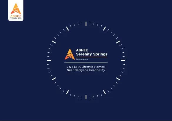 Abhee Serenity Springs: Brochure, page 1 (filed with Karnataka RERA)