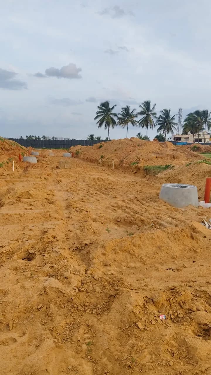 White Lotus Amanvana: Site photo filed with Karnataka RERA