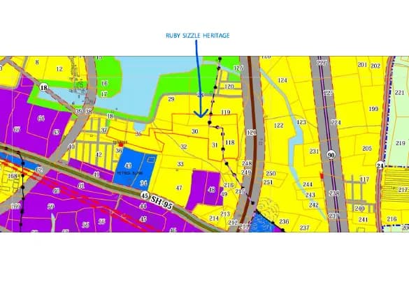 Ruby Sizzle Heritage: TCP CDP Demarcation (filed with Karnataka RERA)