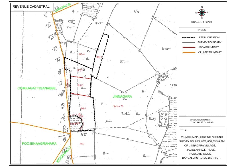 Svanta: Village Map Demarcation.pdf (filed with Karnataka RERA)
