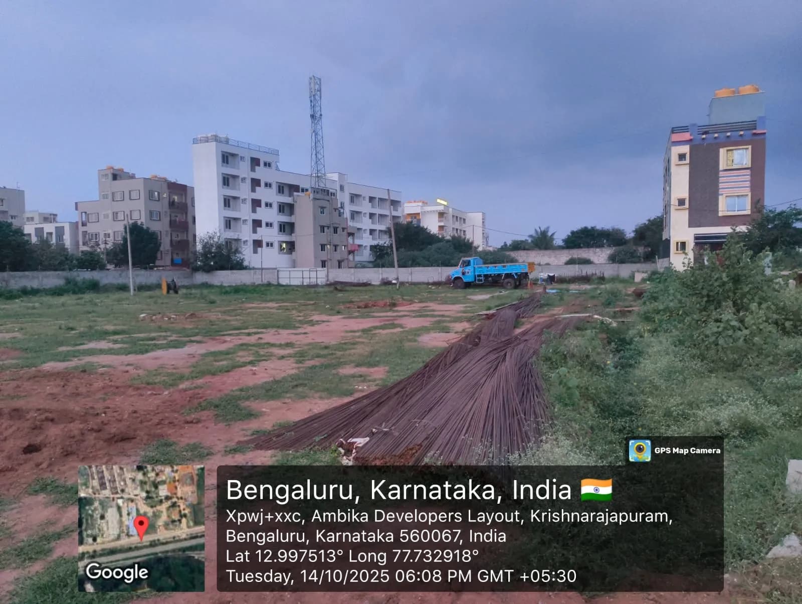 Sri Balaji Grand: Site photo filed with Karnataka RERA