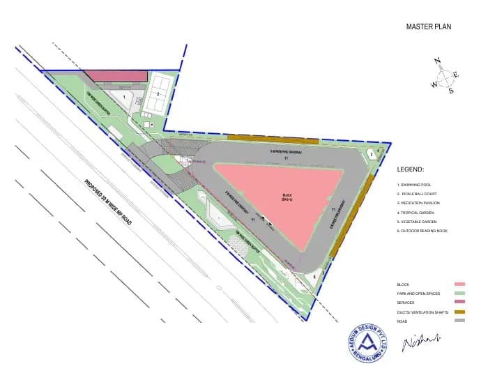 Sattva Vasanta Cove: Brochure, page 2 (filed with Karnataka RERA)