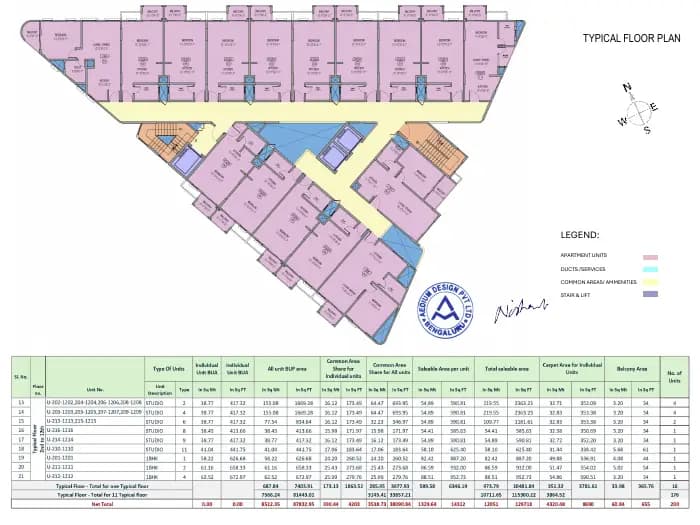 Sattva Vasanta Cove: Brochure, page 5 (filed with Karnataka RERA)