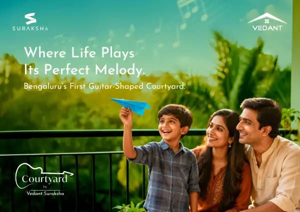 Courtyard By Vedanth Suraksha: Brochure, page 1 (filed with Karnataka RERA)