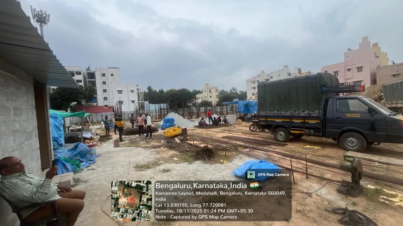Aakruthi Nest: Site photo filed with Karnataka RERA