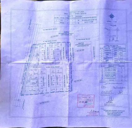 TBC La Picasso: Approved Layout Plan/Demarcation Plan (filed with Karnataka RERA)