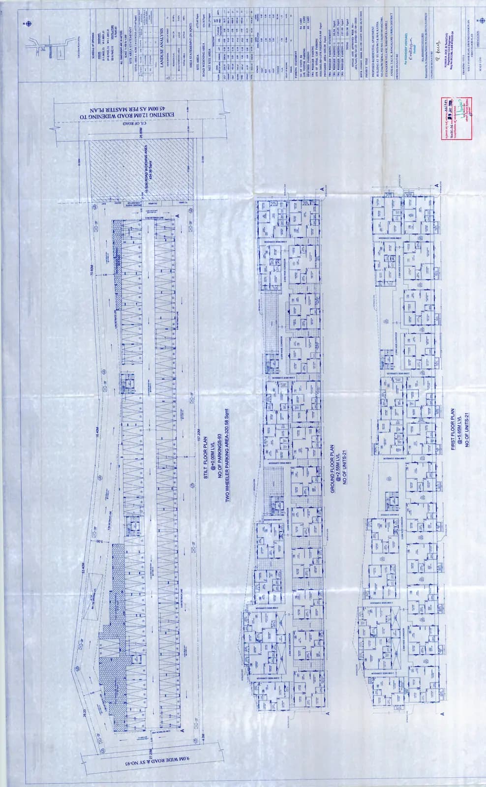 Rishideep Sentosa: Approved Building Plan (filed with Karnataka RERA)