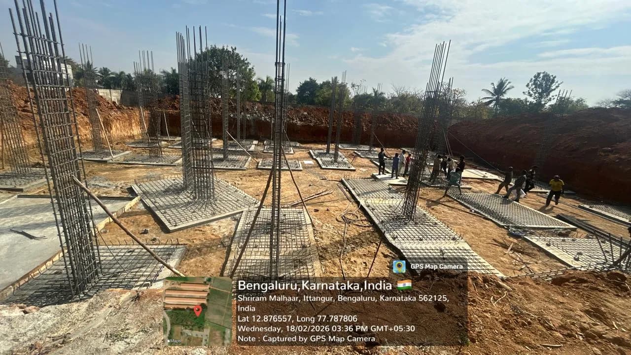 Sri Sai Samrudhi: Site photo filed with Karnataka RERA