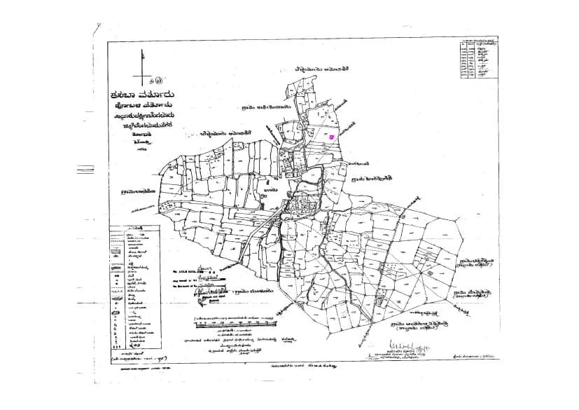 Camellia Vital: demarcation of land on Village map (filed with Karnataka RERA)
