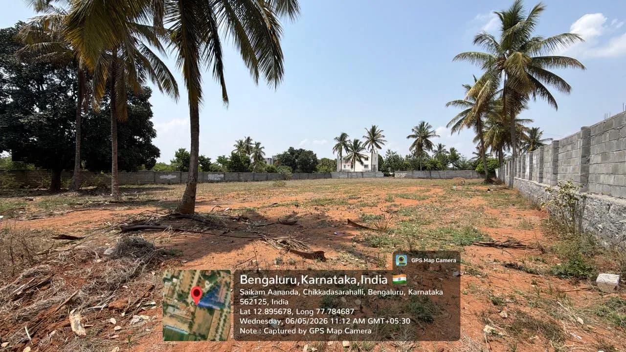 Leafy Serene: Site photo filed with Karnataka RERA