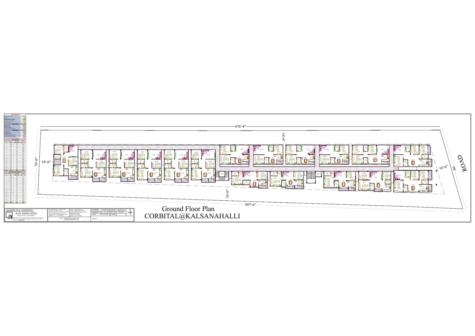 Cosmos: Ground Floor Plan.pdf (filed with Karnataka RERA)