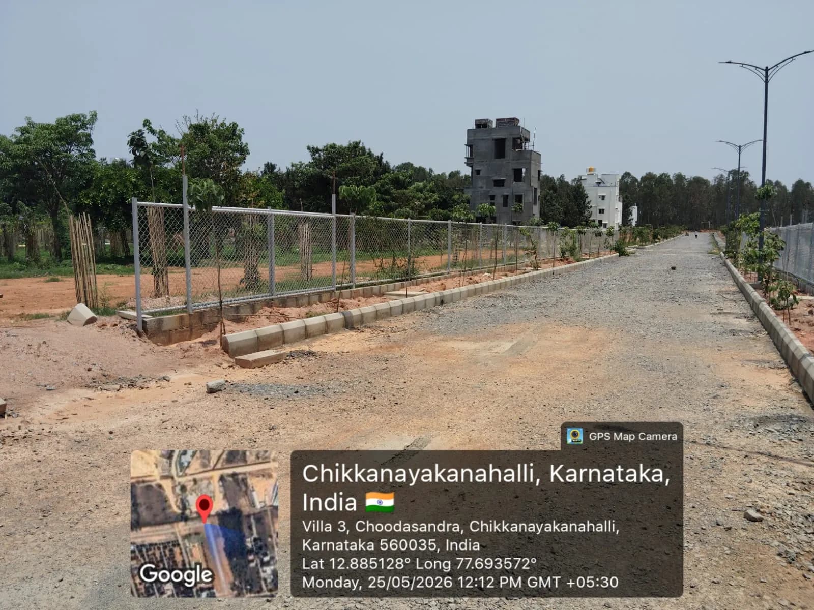 Astro City Boulevards: Site photo filed with Karnataka RERA
