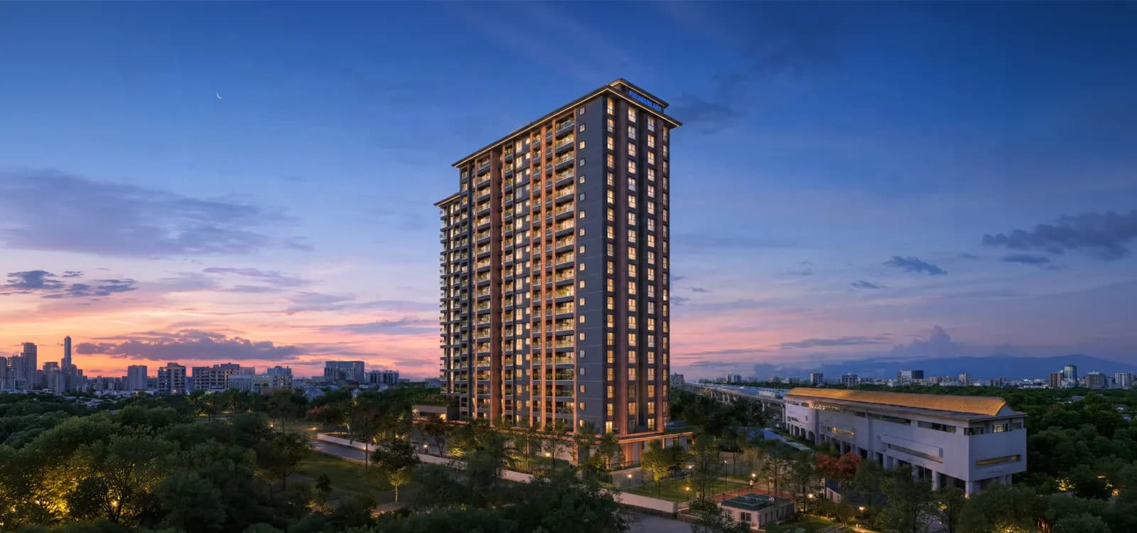 Purva Heritage: Purva Heritage on Hosur Road, Kudlu Gate elevation (artist’s impression)