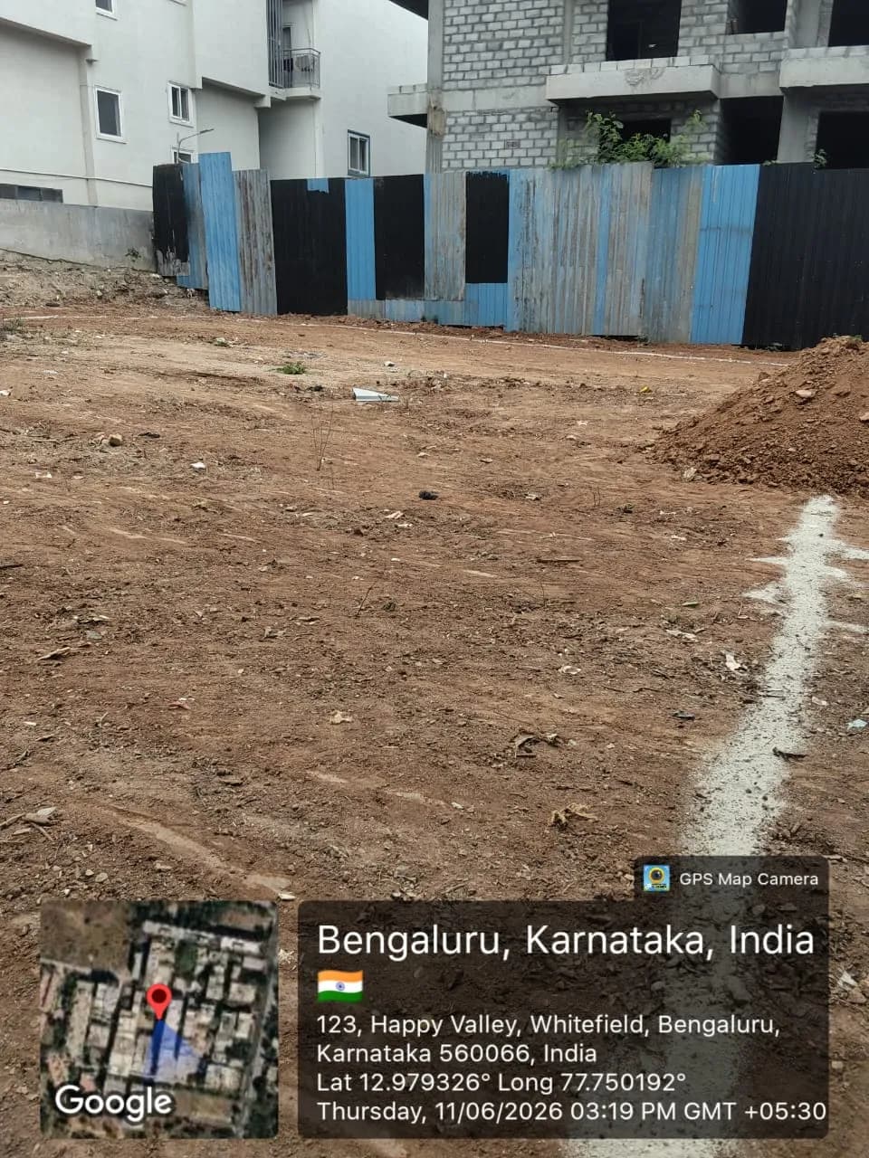 Ranka Amber: Site photo filed with Karnataka RERA