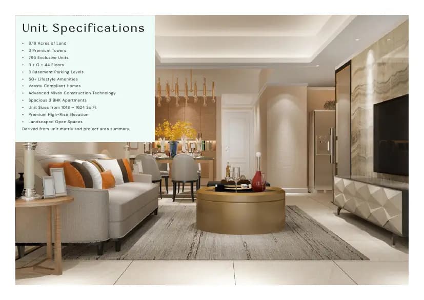 M5 Echelon: Brochure, page 5 (filed with Karnataka RERA)