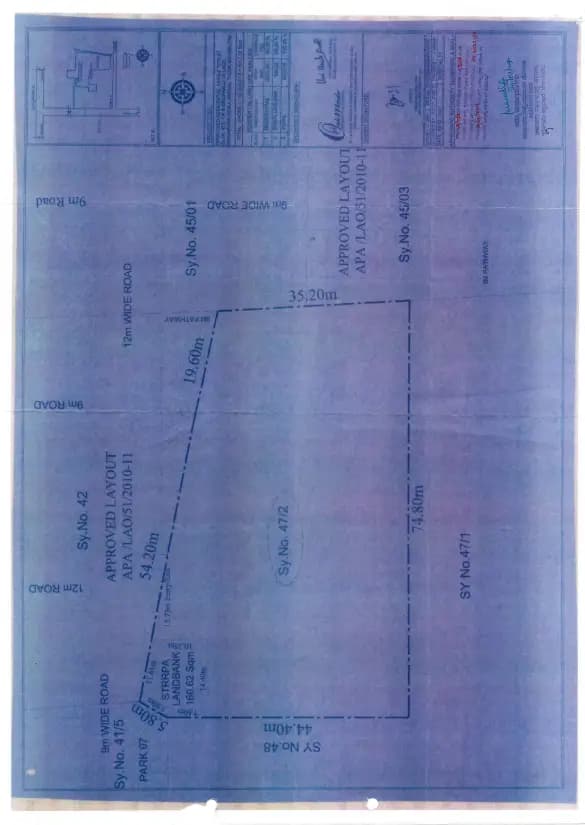 Suyug'S The Shallot Marque: Single Plot Layout Plan.pdf (filed with Karnataka RERA)