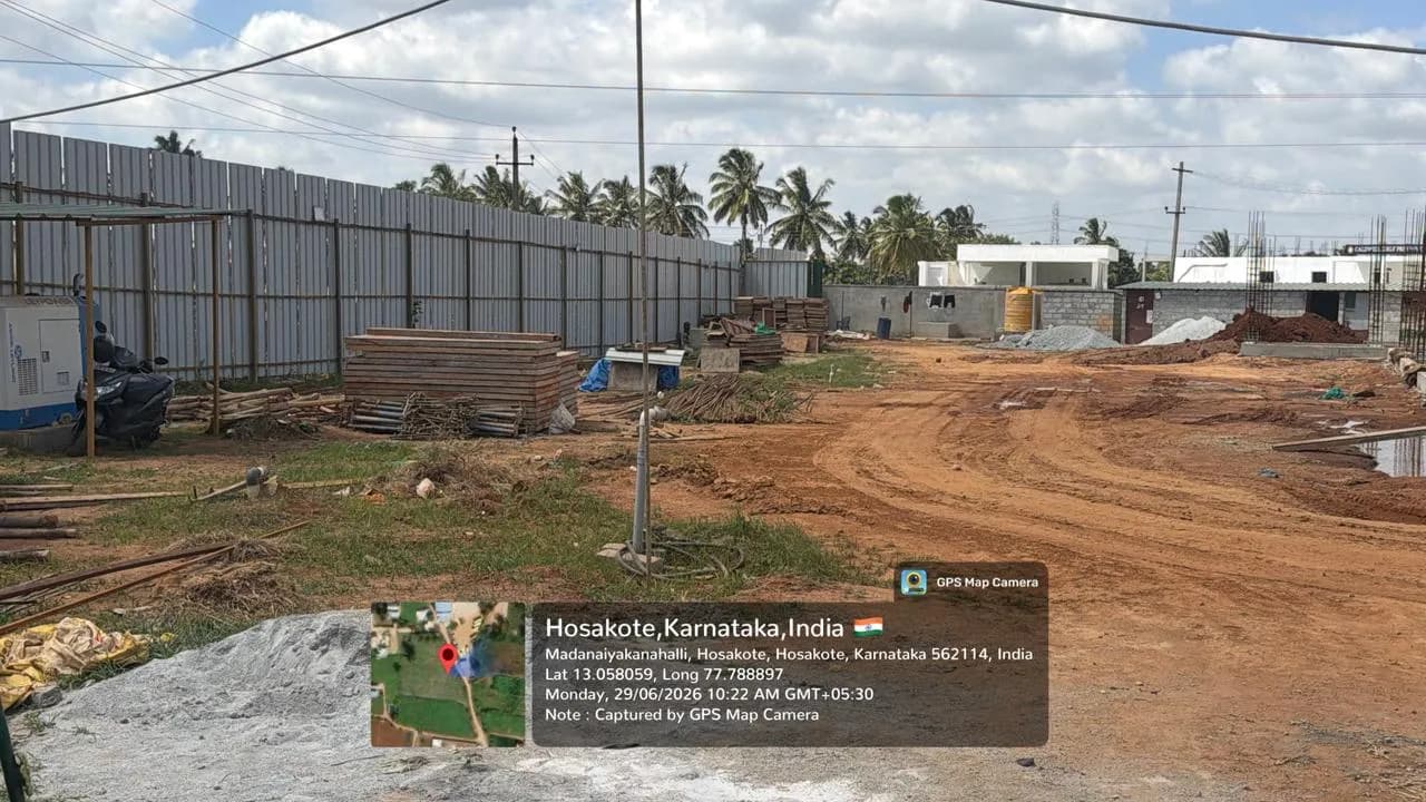 Urban Greens: Site photo filed with Karnataka RERA