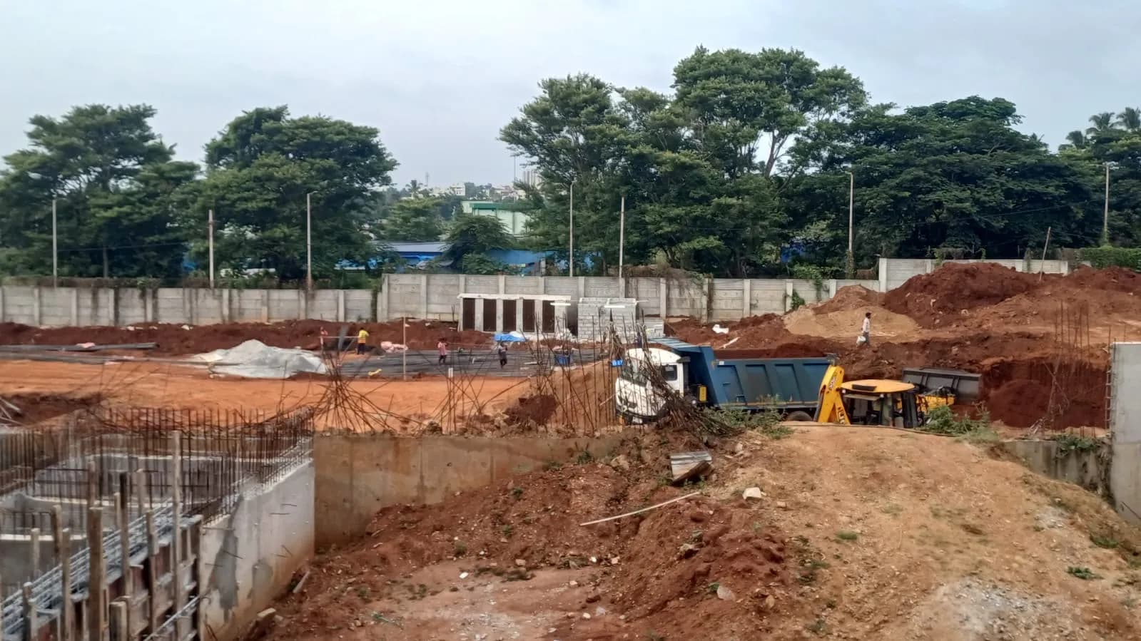 Aaradhya Gardens: Site photo filed with Karnataka RERA