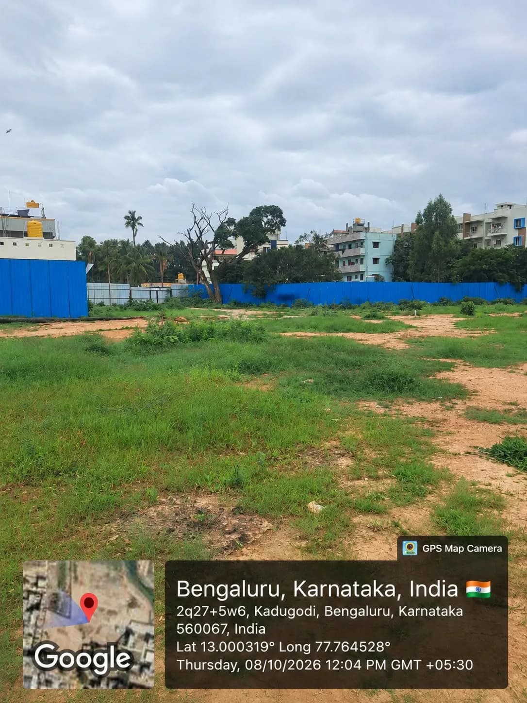 Disha Whitehill Towers: Site photo filed with Karnataka RERA