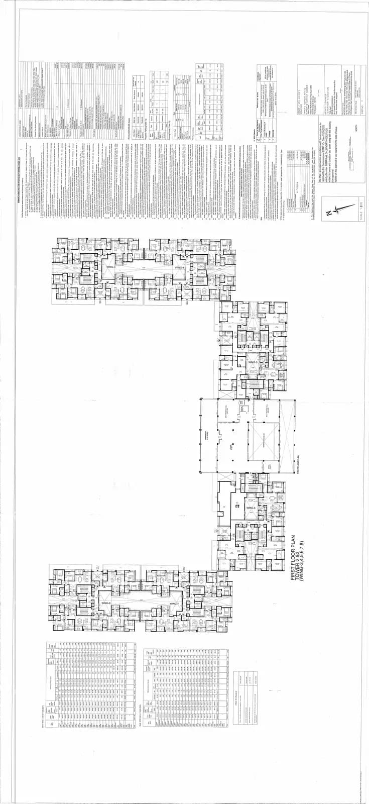 Sobha Windsor: Phase 3 1st Floor Plan (filed with Karnataka RERA)