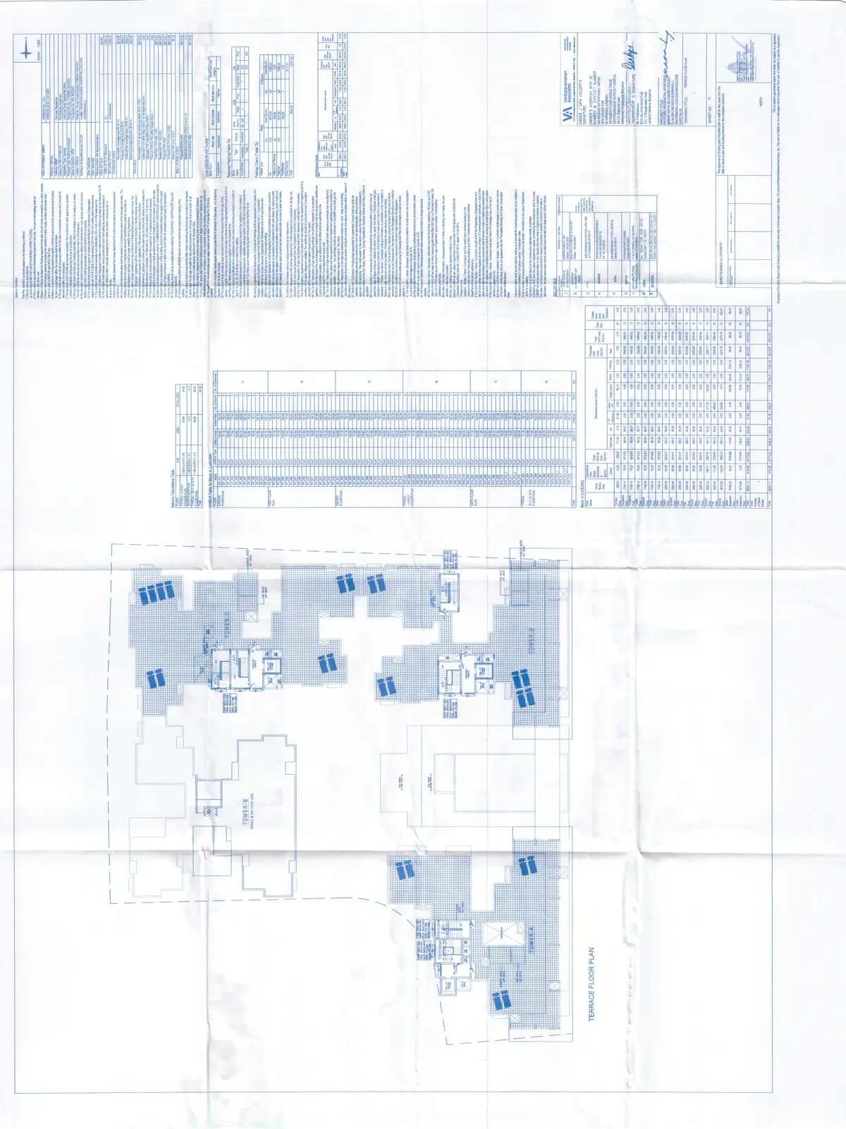 Brigade Laguna: Terrace Floor PLan1 (filed with Karnataka RERA)